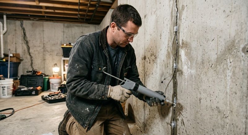 Basement Crack Repair in Douglasville, GA