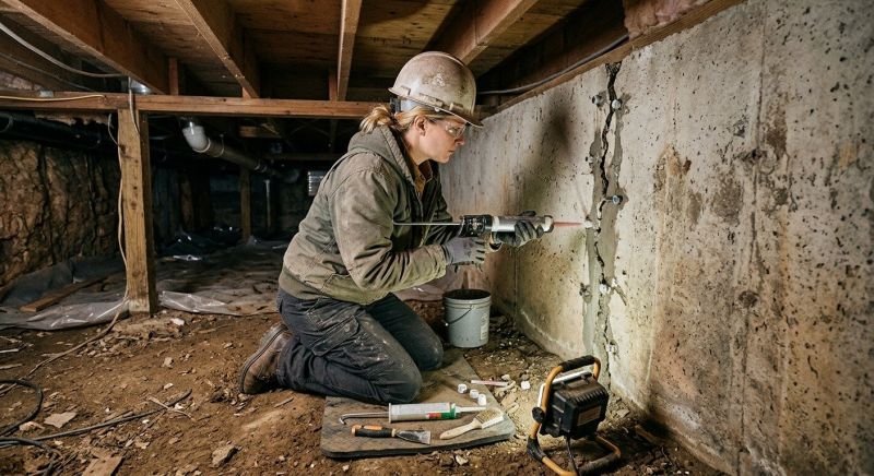 Basement Foundation Repair in Hiram, GA