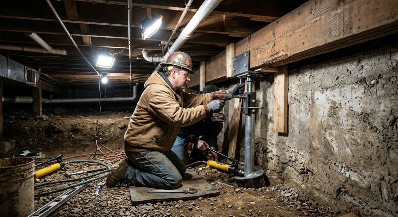 Basement Underpinning in Douglasville, GA