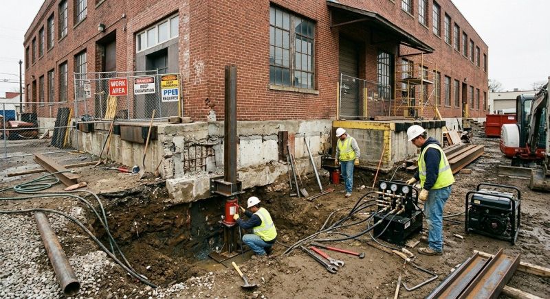 Building Foundation Repair in Bremen, GA