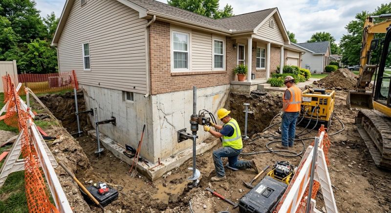 Building Foundation Repair in Coweta County, GA