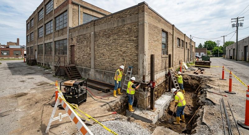 Building Foundation Repair in Tyrone, GA