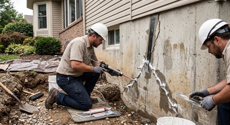 Cracked Foundation Repair in Atlanta, GA