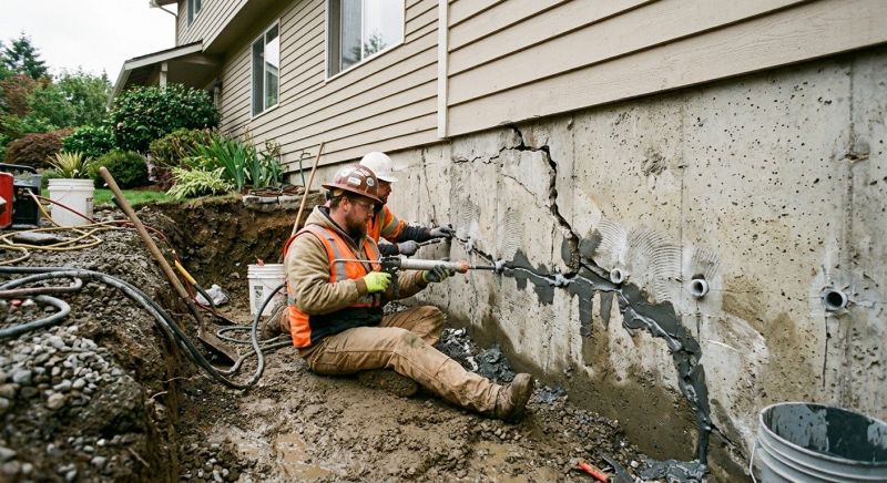 Cracked Foundation Repair in Bremen, GA