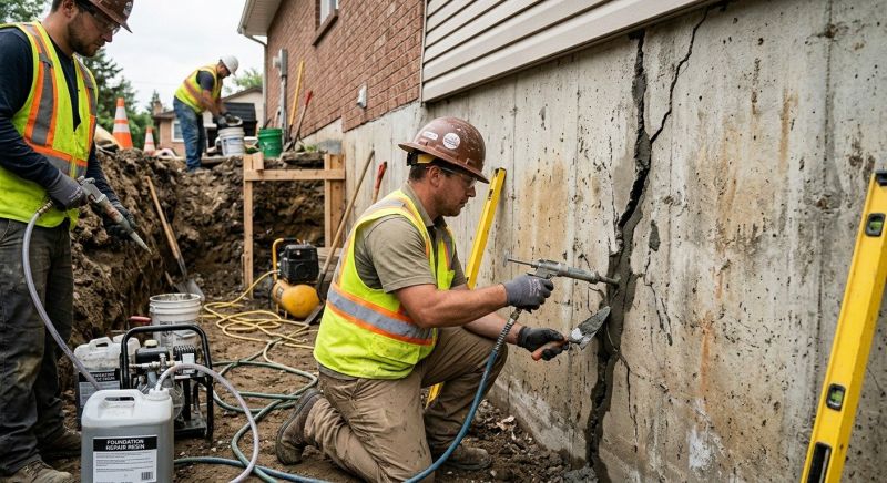 Cracked Foundation Repair in Dallas, GA