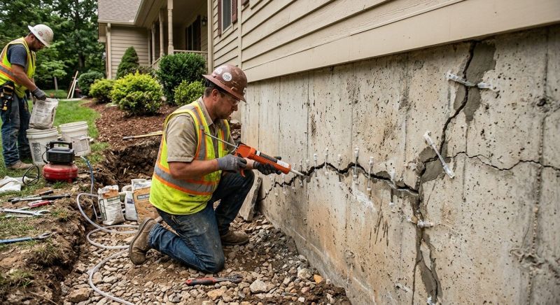 Cracked Foundation Repair in Fairburn, GA