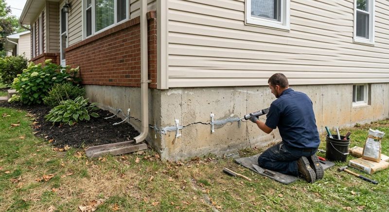 Cracked Foundation Repair in Fayette County, GA