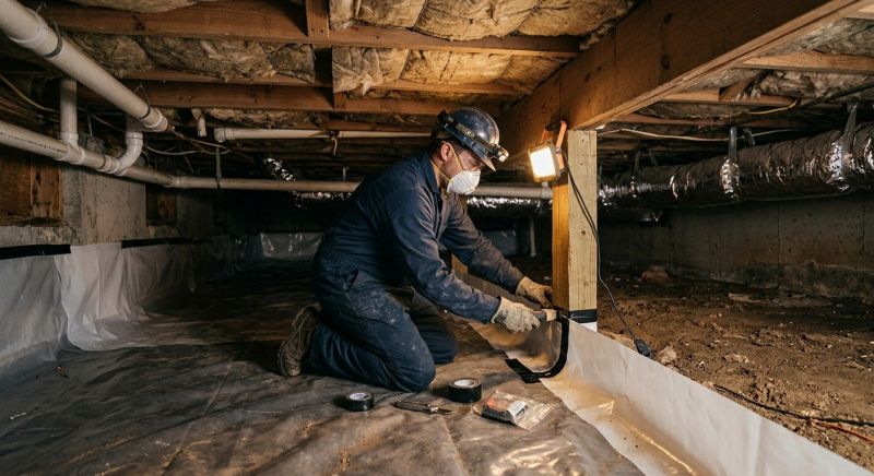 Crawl Space Leveling in Douglasville, GA