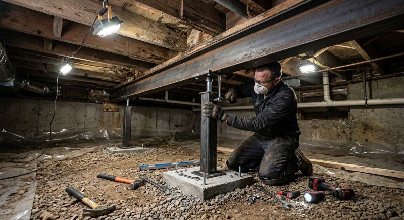 Crawlspace Structural Repair in Douglasville, GA