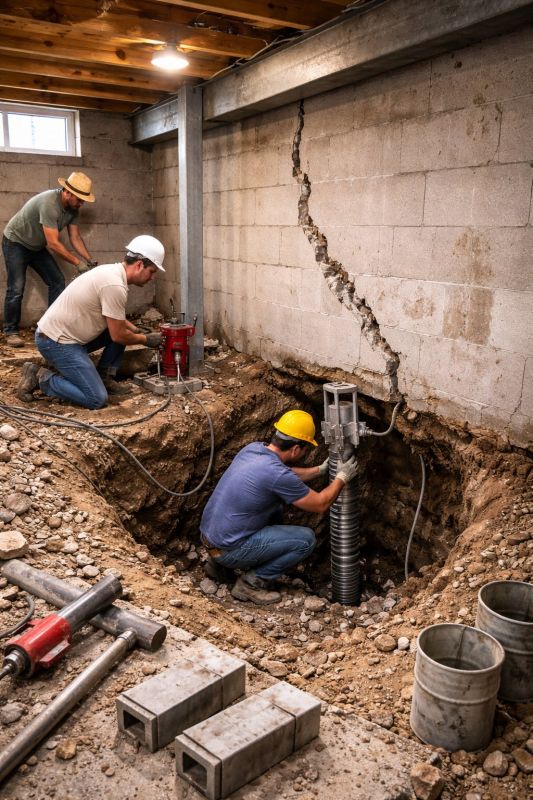 Crawlspace Structural Repair in Douglasville, GA