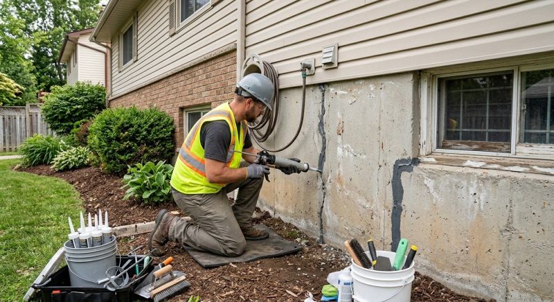 Foundation Crack Sealing in Douglasville, GA