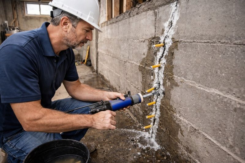 Foundation Crack Sealing in Douglasville, GA