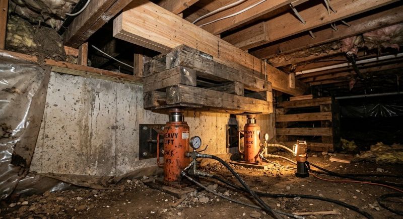 Foundation Jacking in Coweta County, GA