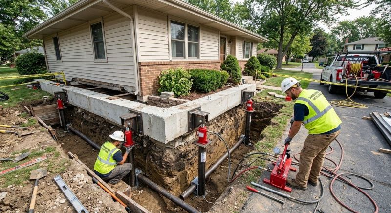 Foundation Jacking in Haralson County, GA