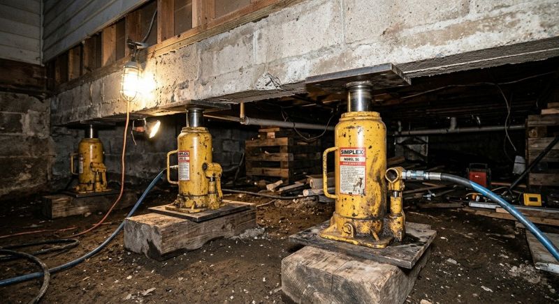 Foundation Jacking in Hiram, GA