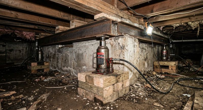 Foundation Jacking in Temple, GA
