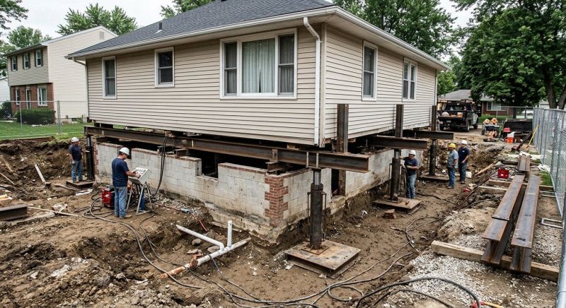 Foundation Lifting in Peachtree City, GA