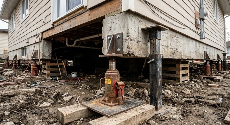 Foundation Lifting in Peachtree City, GA