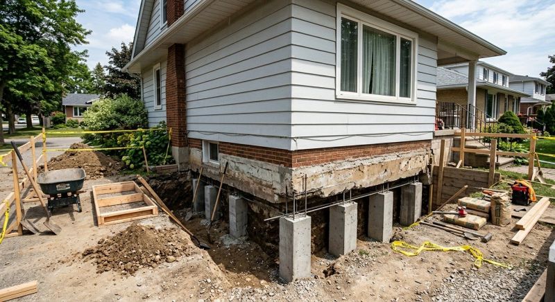 Foundation Underpinning in Douglasville, GA