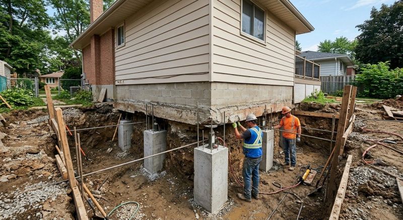 Foundation Underpinning in Douglasville, GA