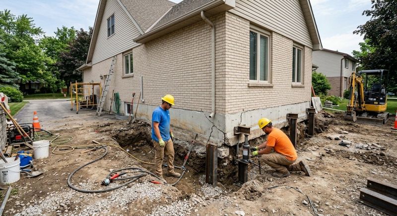 Helical Piers Installation in Douglasville, GA