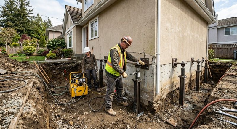 Sinking Foundation Repair in Bremen, GA