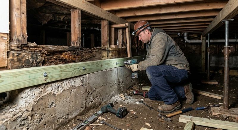 Sinking Foundation Repair in Haralson County, GA