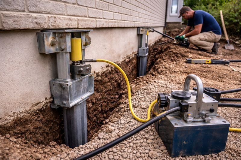 Sinking Foundation Repair in Sharpsburg, GA
