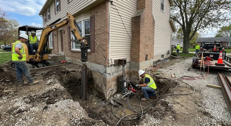 Sinking Foundation Repair in Sharpsburg, GA